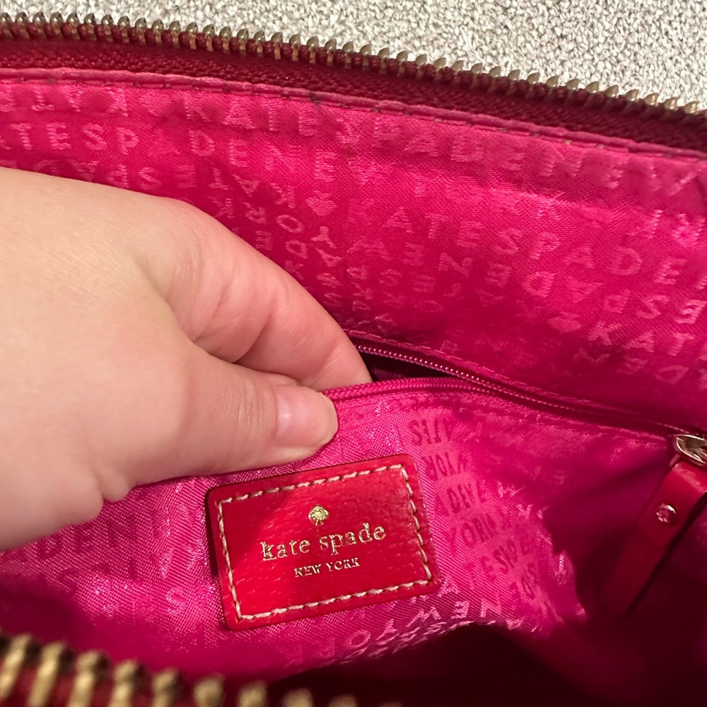 Kate Spade Cherry Red Satchel - Picture 7 of 10